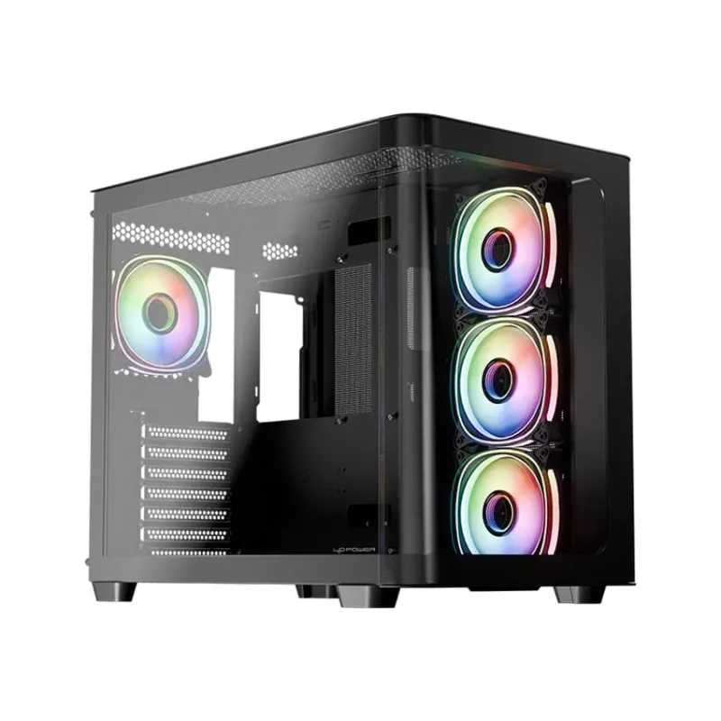 Caixa de computador LC-Power LC-8001B-ON Midi Tower Preto