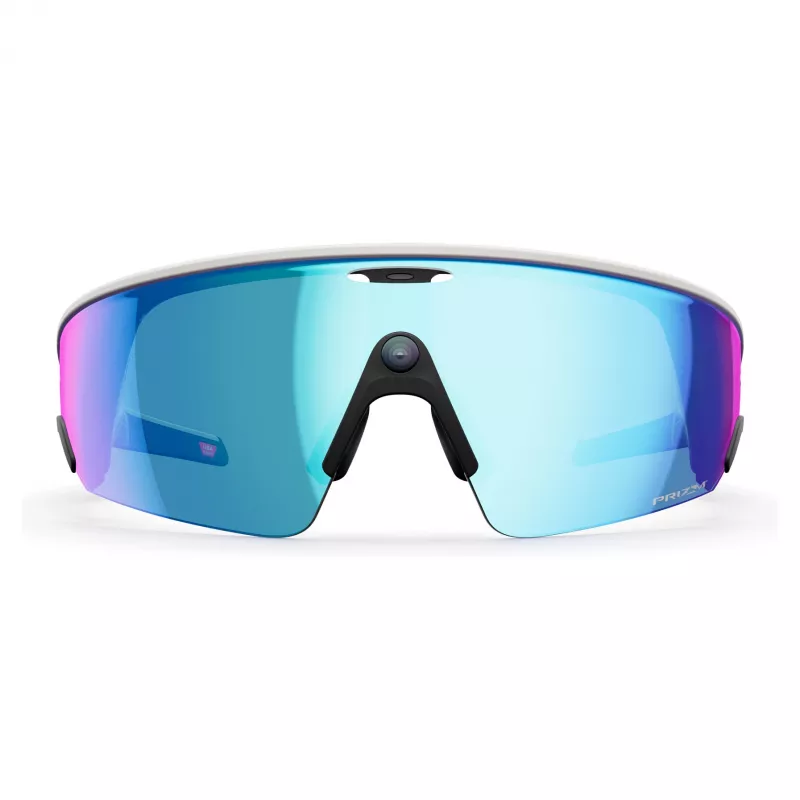 Óculos de IA META Oakley Vanguard, Meta AI, branco, Prizm Sapphire