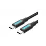 Cabo USB-C para USB-C/1M preto Cosbf Vention