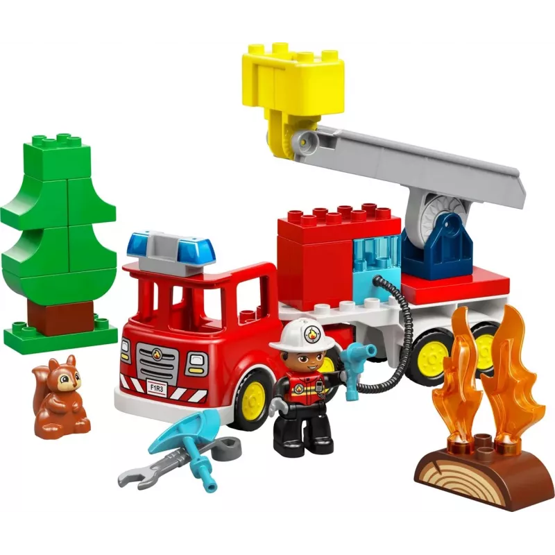 LEGO DUPLO 10473 Carro de Bombeiros com Mangueira e Bombeiro