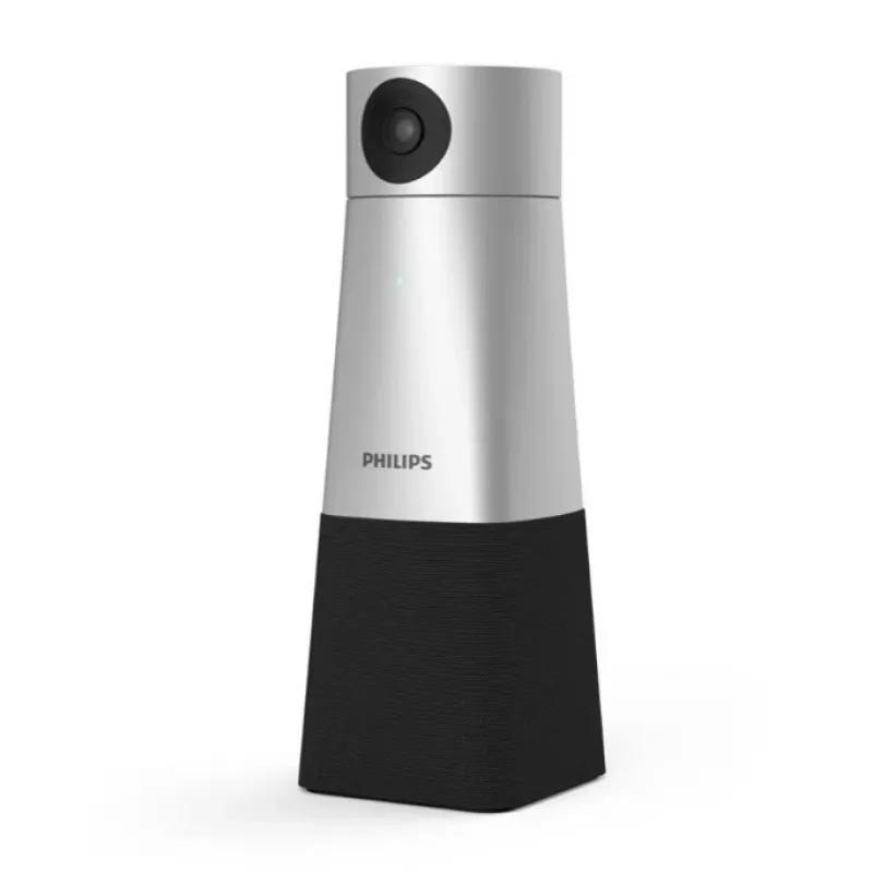 Philips PSE0550 SmartMeeting câmara portátil 4K para videoconferência com microfone integrado, 30 fps, USB, preto/prateado
