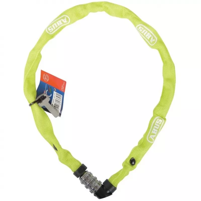 Cadeado de corrente ABUS 57656 amarelo 600 mm aço 200 g