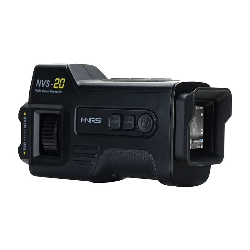 Câmara de visão noturna digital Fnirsi NVS-20 com gravação 4K-HD — gravador portátil de mão