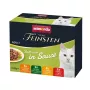 Comida húmida para gatos animonda Vom Feinsten adulto 8×85 g saquetas sem cereais sem soja sem corantes artificiais