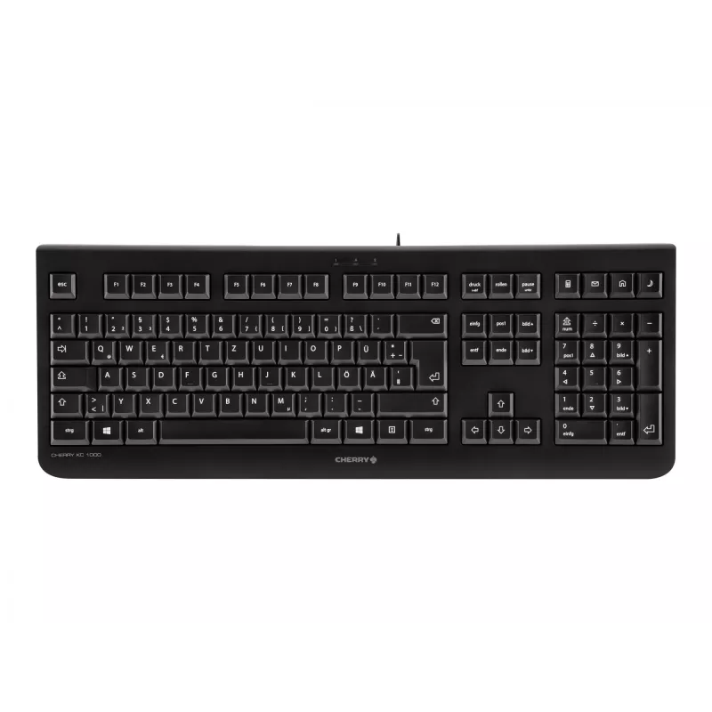 Cherry KC 1000 - Teclado - Nórdico - preto