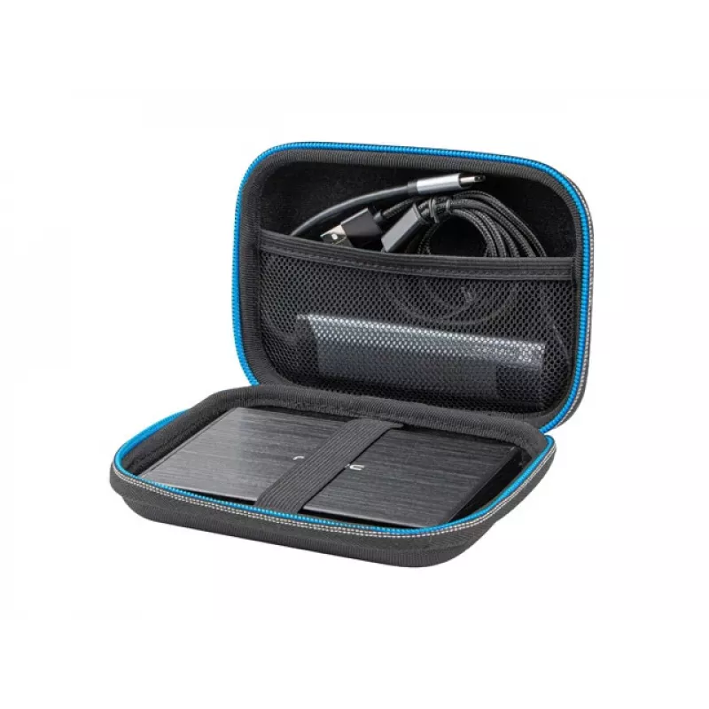 NATEC Krill 2 estojo de viagem organizador para HDD/SSD/acessórios/cabos preto