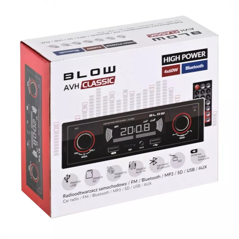 Autorrádio Blow AVH CLASSIC