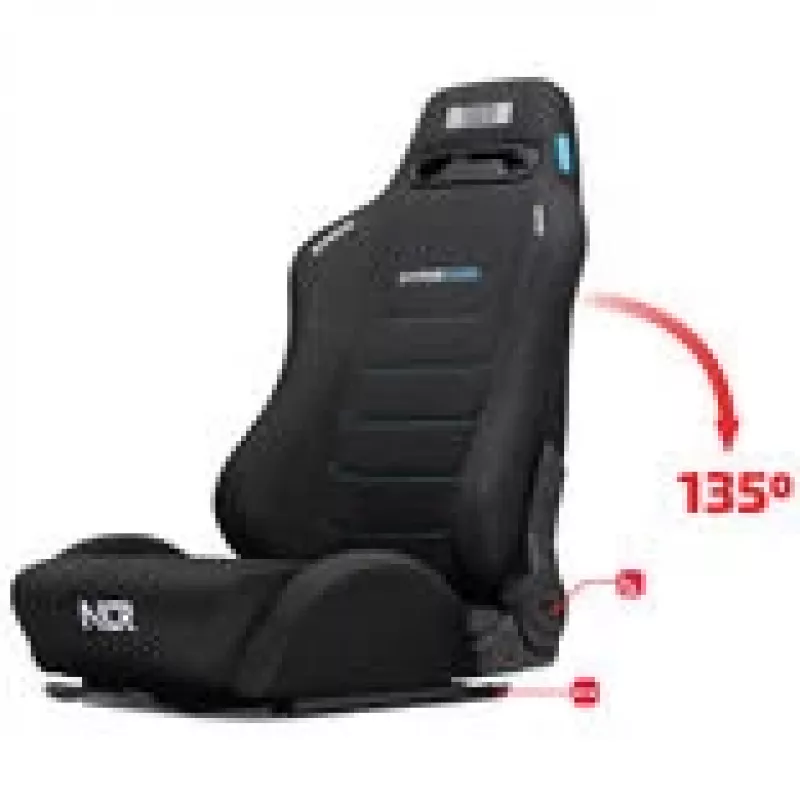 Assento de corrida Next Level Racing ERS3 HYPERCOOL ventilado preto — Assento para cockpit de sim-racing