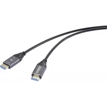 Cabo de fibra ótica HDMI SpeaKa Professional HDMI-A macho-macho 20 m preto (SP-12842664)