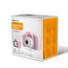 Máquina fotográfica digital para crianças DENVER KCA-1340RO — compacta 85 g, rosa