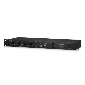 Hub StageConnect para mesas de mistura P24 0609-AAL86-EU1 OEM, interface de rede de áudio compacta