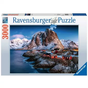 Puzzle Ravensburger Lofoten Noruega 3000 peças paisagem
