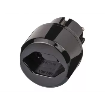 Adaptador de viagem brennenstuhl - adaptador de tomada - preto (1508480)