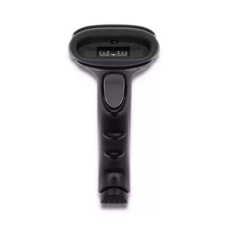 Leitor laser de códigos de barras 1D CCD Qoltec 50866, USB, preto