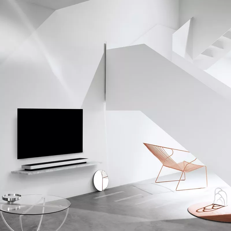 Barra de som Bang & Olufsen Beosound Stage Dolby Atmos preto prateado