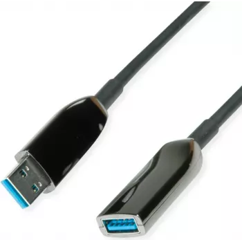Cabo USB ROLINE 12.04.1076 USB 3.2 Gen 1 15 m USB A preto