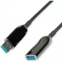 Cabo USB ROLINE 12.04.1076 USB 3.2 Gen 1 15 m USB A preto
