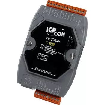 Switch Ethernet MOXA PET-7066 CR 6 portas com montagem em calha DIN (MPN 50254)