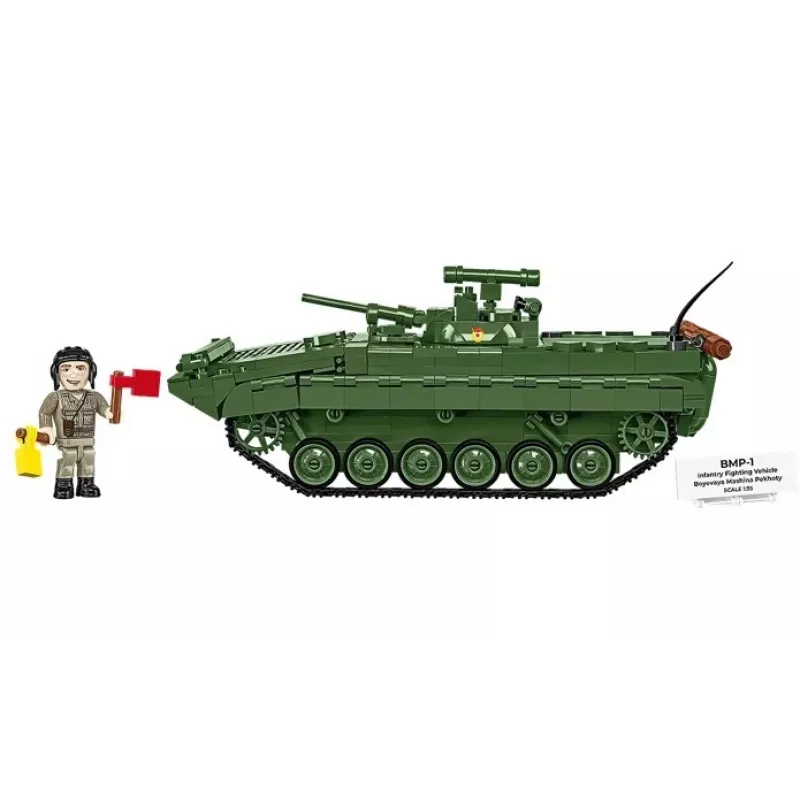 Conjunto de construção Cobi Blocks BMP-1 758 peças – modelo à escala em blocos