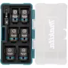 Makita E-16592 Chave de caixa para chave de impacto Conjunto de chaves de caixa preto, turquesa