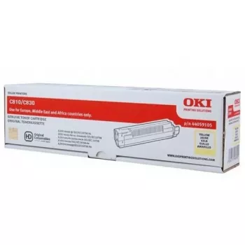 Toner OKI amarelo para C810 e C830 8000 páginas