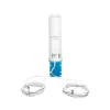 Antena 4G LTE omnidirecional exterior QOLTEC 57044, 5 dBi, 600–2700 MHz, 50 W, 50 Ω, caixa de cobre branca