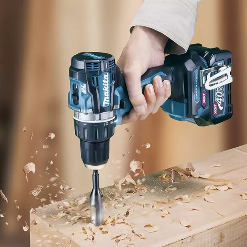 Makita DF002GZ - berbequim aparafusador - bateria - 2 velocidades - mandril de chave 13 mm - 64 N·m - 164 mm - sem bateria - 40 V (DF002GZ)