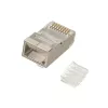 Extralink CAT6 FTP Ficha RJ45 8P8C Ficha/Conector fêmea Transparente