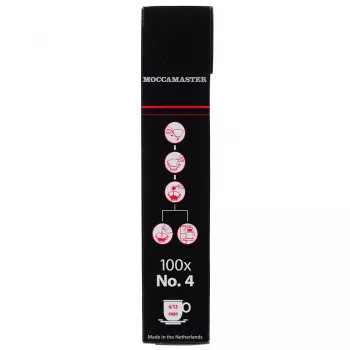 Filtro de café MOCCAMASTER 85022 — filtro de papel, branco, pack de 100