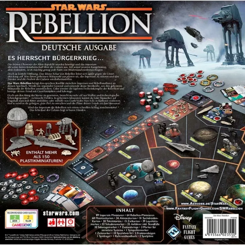 Star Wars Rebellion Jogo de Tabuleiro Familiar