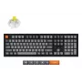 Teclado mecânico full-size Keychron K10 Max QMK — USB, RF Wireless, Bluetooth, 108 teclas, RGB, preto