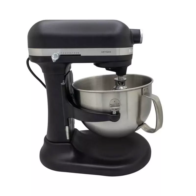 KitchenAid 5KSM60SPXEBM Robot de cozinha 375 W Preto, Cinzento, Aço inoxidável