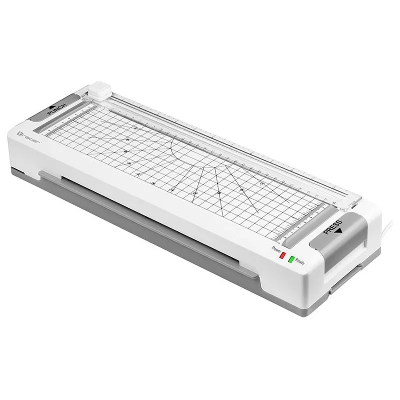 Plastificadora Tracer A4 TRL-7 All-in-One frio/quente, branco