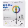 LogiLink anel de luz para smartphone com tripé pau de selfie, DM 20cm (AA0156)
