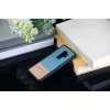 Capa para smartphone Man and Wood para Samsung Galaxy S9 Plus — Denim preto