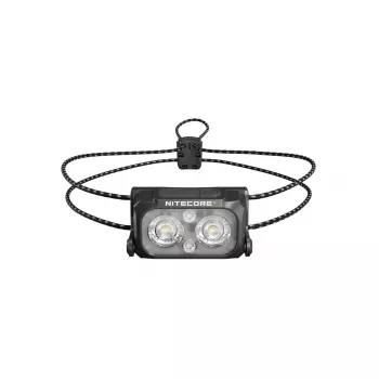 Lanterna de cabeça Nitecore NU25 MCT UL recarregável leve 400 lm temperatura multicolor
