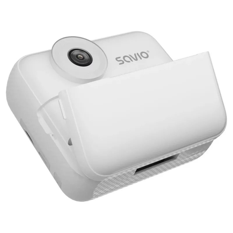 Máquina fotográfica instantânea SAVIO AN-01 para crianças, branca, LCD 6,1 cm (2,4″), MicroSDHC até 32 GB, USB-C, bateria 1200 mAh, sem flash incorporado