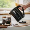 Chaleira elétrica Adler | AD 1244 | elétrica | 1850 W | 2,5 L | plástico | base rotativa 360° | preta