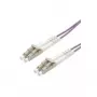 Cabo de jumper de fibra ótica ROLINE LC/LC OM4 50/125 µm violeta 15 m