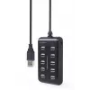 Hub USB Gembird UHB-U2P10P-01 — hub USB 2.0 de 10 portas