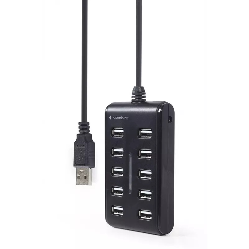 Hub USB Gembird UHB-U2P10P-01 — hub USB 2.0 de 10 portas