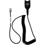 EPOS CSTD 08 - Cabo para headset - EasyDisconnect a RJ-9 macho - cabo inferior padrão (1000838)