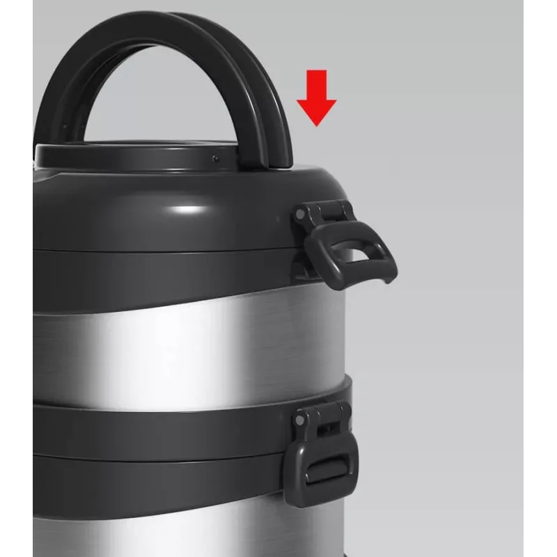Garrafa térmica Maestro MR-1635-150 preta, aço