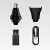 Conjunto de barbear Maestro MR-676 3-em-1 recarregável por USB design compacto