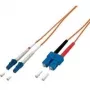 DeLOCK 84612 cabo de fibra ótica 2 m LC ST OS2 amarelo (84612)