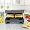Sanduicheira Rommelsbacher SWG 700 – grelhador elétrico compacto 3-em-1 com 3 placas intercambiáveis (sanduíche, waffle belga, grelhador), detalhes em aço inoxidável