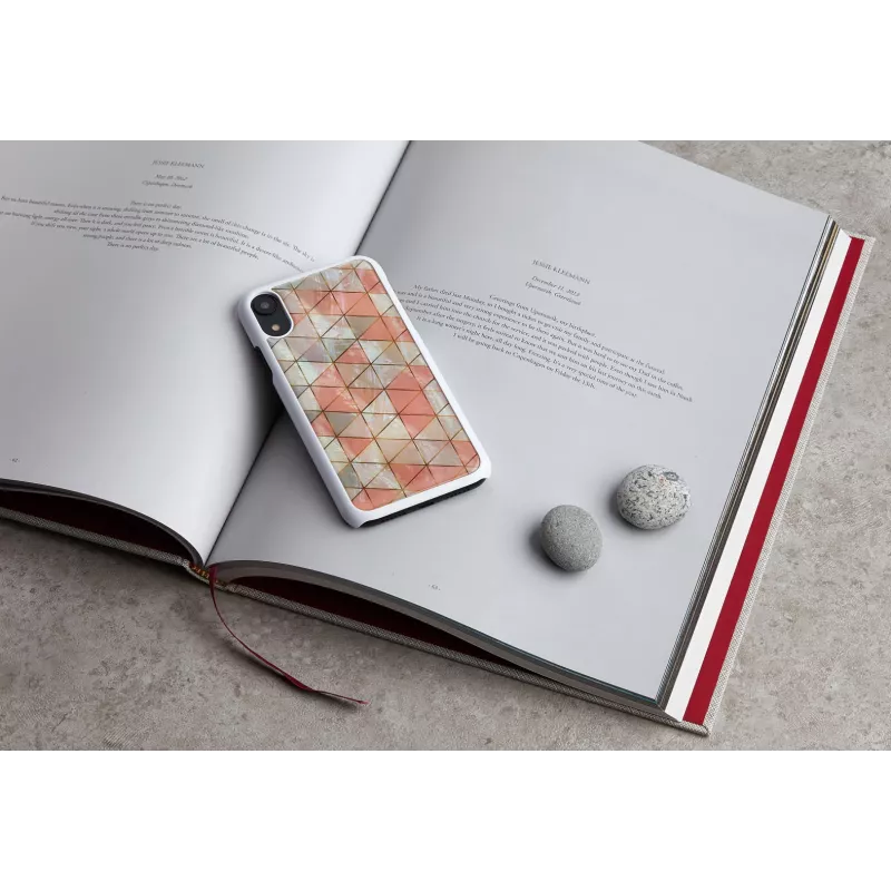 Capa para smartphone iKins para iPhone XR — capa de proteção diamante branca