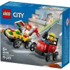 LEGO CITY 60458 Pizza vs. carro de bombeiros