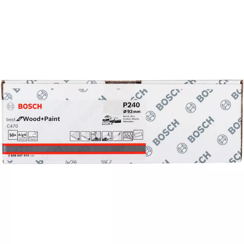 Bosch 2 608 607 974 acessório de lixagem 50 unid.