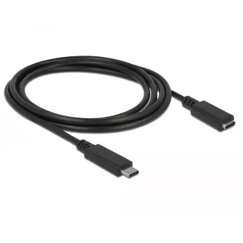 Cabo USB DeLOCK 85534 USB 3.2 Gen 1 1,5 m USB C preto